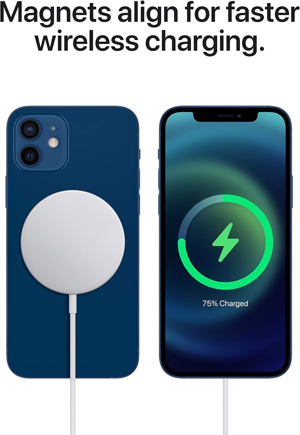 apple magsafe charger wireless charger with fast charging capability compatible with iphone and airpods 2