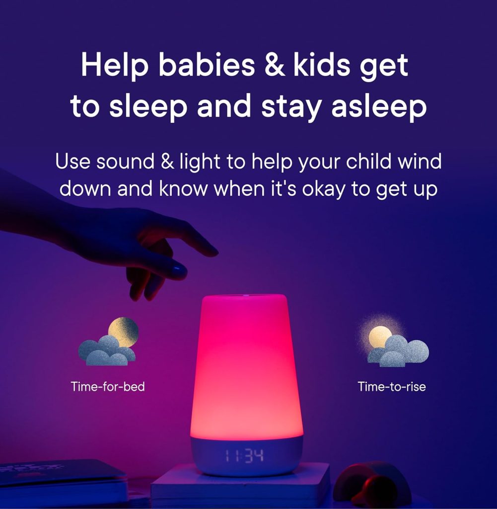 Hatch Rest Baby Sound Machine, Night Light | 2nd Gen | Sleep Trainer, Time-to-Rise Alarm Clock, White Noise Soother, Music  Stories for Nursery, Toddler  Kids Bedroom (Wi-Fi)