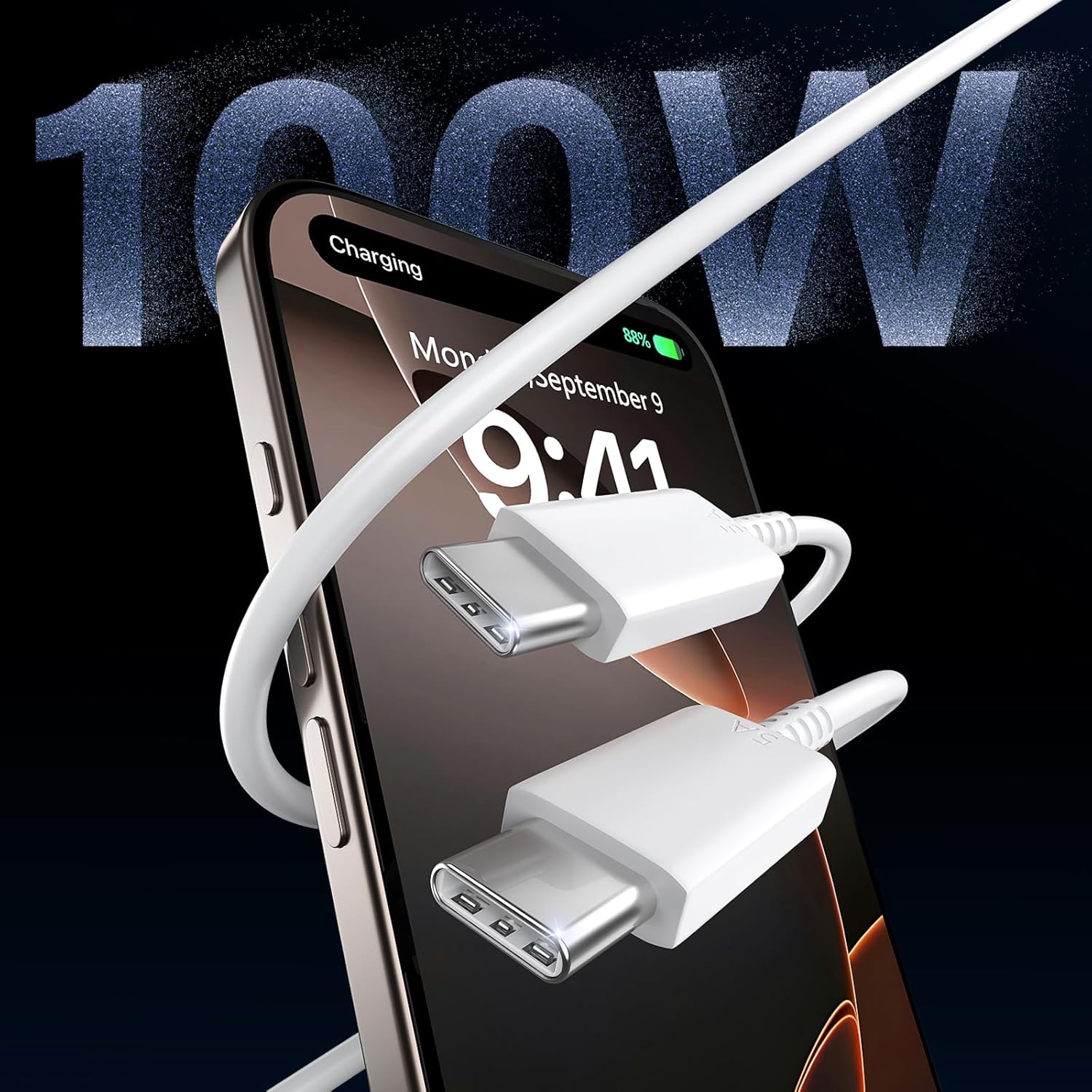 iPhone 16 Pro Max Charger Fast Charging,45W iPhone 16 Charger USB C Super Fast Charger Block 10FT Long Type C Charger Cable Cord for iPhone 16/16 Pro/16 Pro Max/16 Plus/15/15 Pro Max,Samsung Galaxy