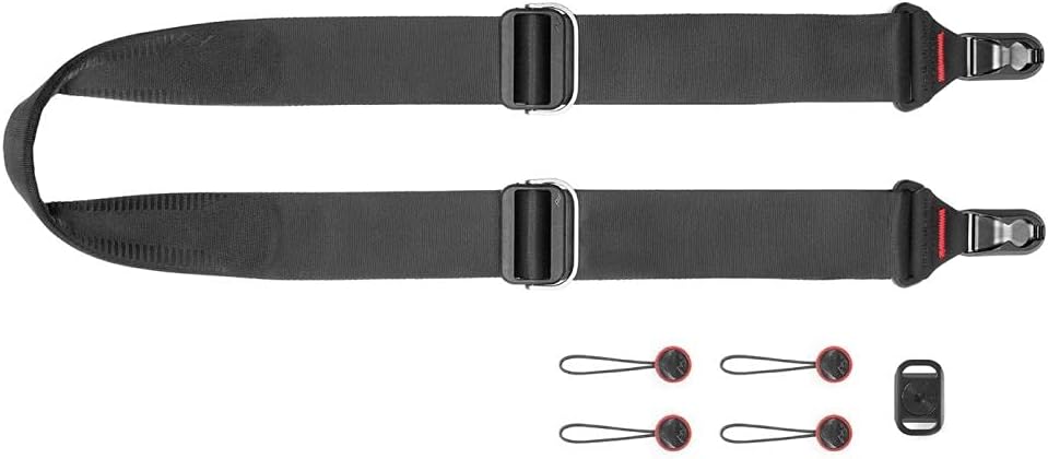 peak design sl bk 3 slide camera strap black